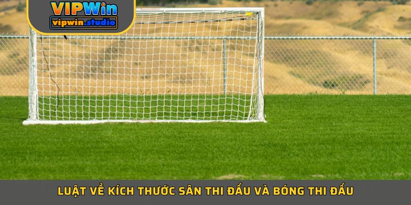 Luật về kích thước sân thi đấu và bóng thi đấu